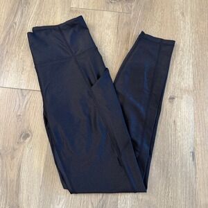 Fabletics Womens High Waisted PowerPress Side Pocket Leggings Black Size Small